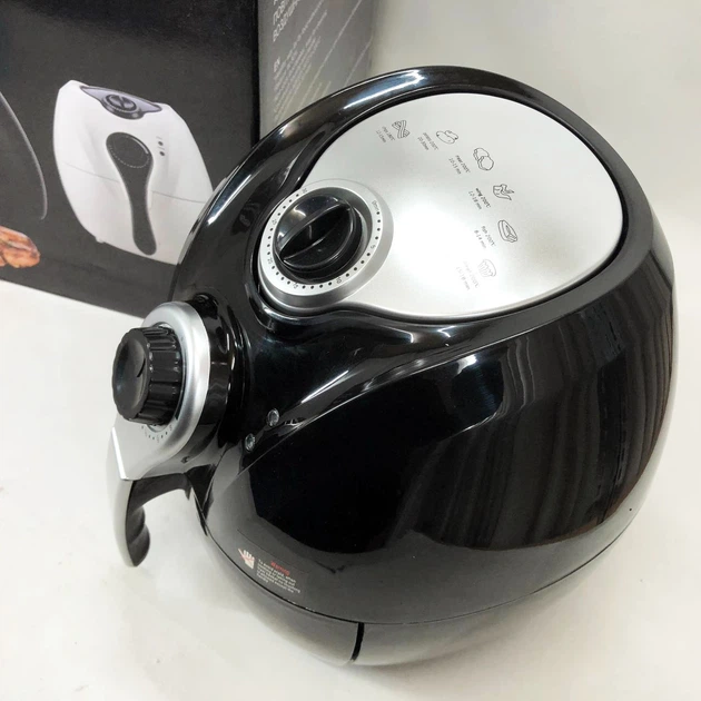 Мультипечь Аэрогриль Domotec MS-3220 1300W 4,5 л Безмасляная с Таймером. Цвет: черный - изображение 12