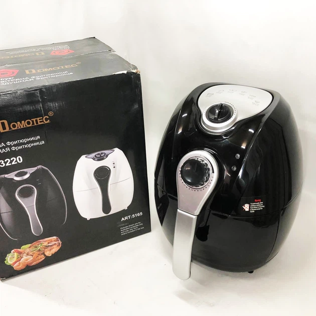 Мультипечь Аэрогриль Domotec MS-3220 1300W 4,5 л Безмасляная с Таймером. Цвет: черный - изображение 14