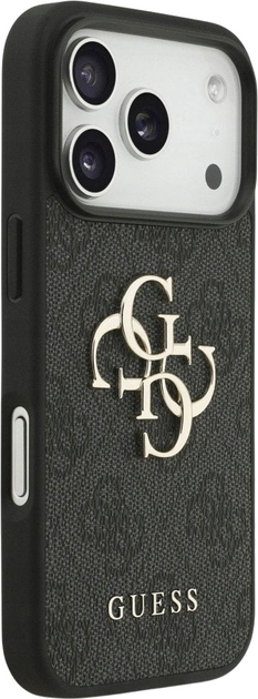 Панель Guess 4G Strap 4G Classic Logo для iPhone 17 Pro Black (3666339526214) - зображення 3