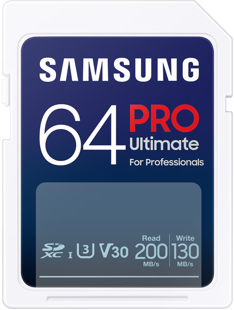 Карта пам'яті Samsung PRO Ultimate SDXC 64GB UHS-I U3 V30 (MB-SY64S/WW) - зображення 1