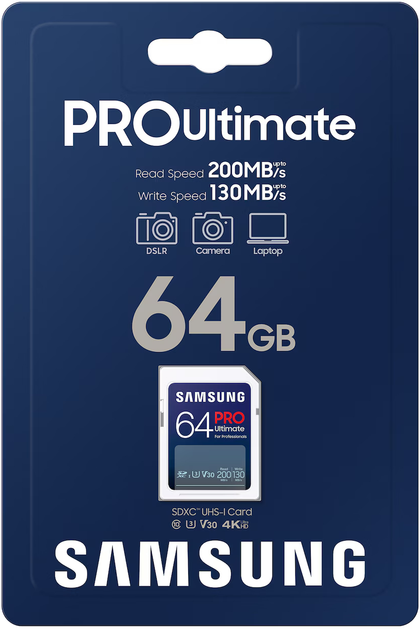 Карта пам'яті Samsung PRO Ultimate SDXC 64GB UHS-I U3 V30 (MB-SY64S/WW) - зображення 5