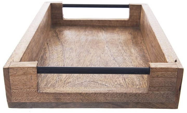 Taca do serwowania Orion Mango drewniana 30.5 x 20.5 x 6 cm (8592381201821) - obraz 2