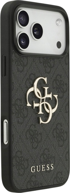 Панель Guess 4G Strap 4G Classic Logo для iPhone 17 Pro Max Black (3666339526221) - зображення 2