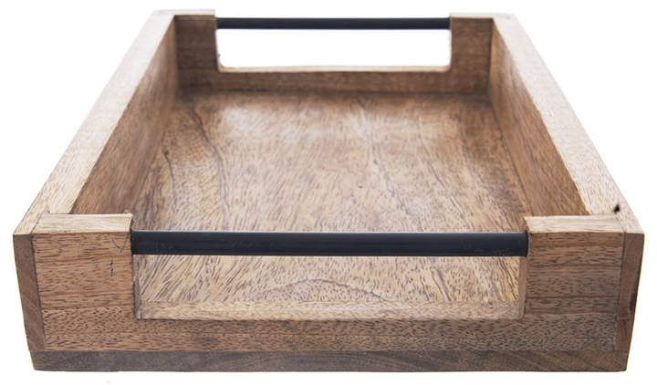 Taca do serwowania Orion Mango drewniana 40.5 x 30.5 x 6 cm (8592381201883) - obraz 2