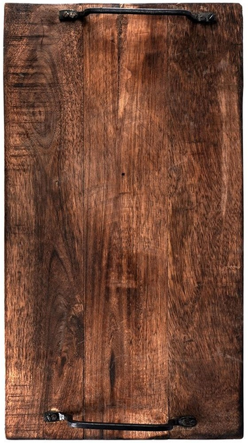 Taca do serwowania Vilde drewniana z uchwytami 40.5 x 5.5 x 21.5 cm (8719987847523) - obraz 2