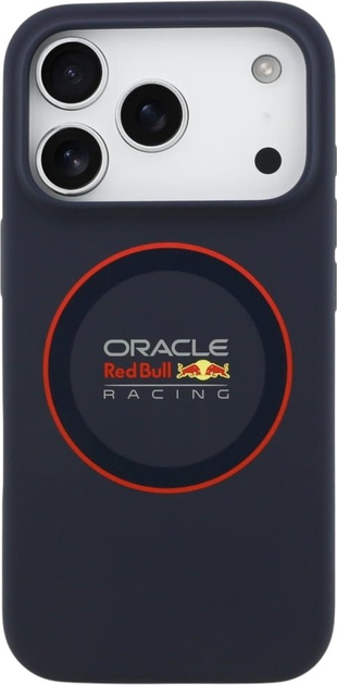 Панель Red Bull Silicone Red Ring MagSafe для Apple iPhone 17 Pro Navy Blue (3666339527327) - зображення 2