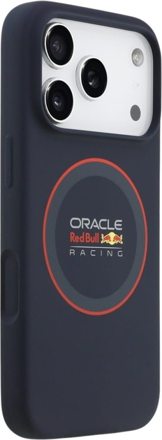 Панель Red Bull Silicone Red Ring MagSafe для Apple iPhone 17 Pro Navy Blue (3666339527327) - зображення 4