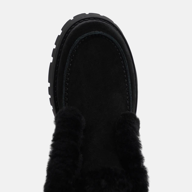 Женские зимние ботинки замшевые низкие Allshoes 190788 36 22.7 см Черные (ROZ6501054466) - изображение 7