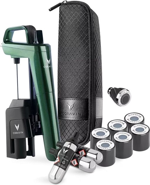 Система для зберігання вина Coravin Timeless Six Plus зелена (810068590227) - зображення 1
