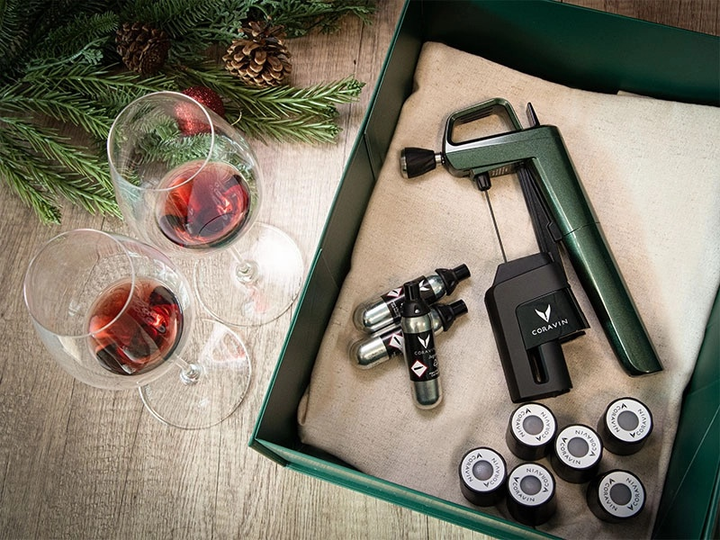 Система для зберігання вина Coravin Timeless Six Plus зелена (810068590227) - зображення 6