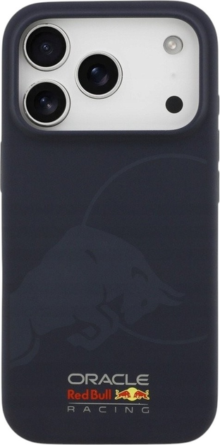 Панель Red Bull Silicone Single Bull Logo MagSafe для Apple iPhone 17 Pro Navy Blue (3666339527648) - зображення 2