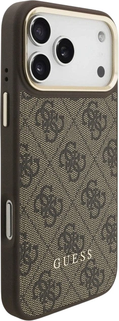 Панель Guess Cardslot 4G MagSafe для iPhone 17 Pro Max Brown (3666339558741) - зображення 4