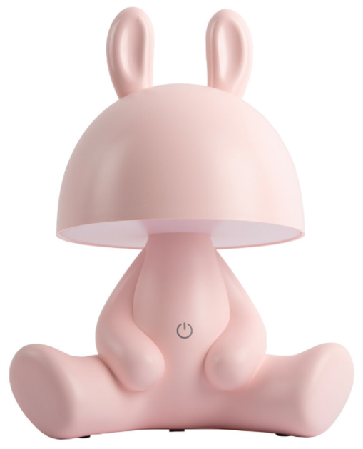 Lampka nocna dla dzieci Leitmotiv do pokoju dziecięcego bezprzewodowa Królik Różowa (8714302744372) - obraz 2