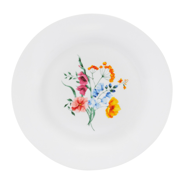 Serwis obiadowy Domotti Lilli dla 6 osob Biały 18-elementowy (5908283215218) - obraz 2