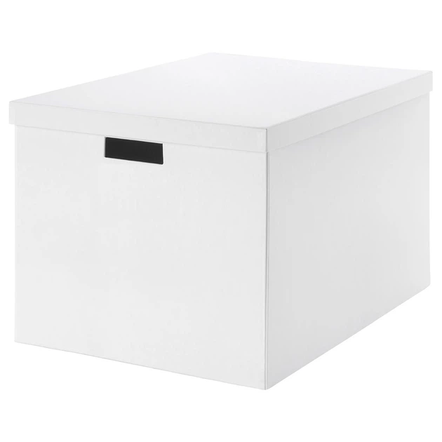 Коробка з кришкою IKEA (ІКЕА) TJENA 35х50х30см біла (903.743.49) - Фото 1 Коробка з кришкою IKEA (ІКЕА) TJENA 35х50х30см біла (903.743.49) - зображення 1