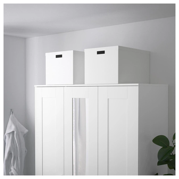 Коробка з кришкою IKEA (ІКЕА) TJENA 35х50х30см біла (903.743.49) - Фото 3 Коробка з кришкою IKEA (ІКЕА) TJENA 35х50х30см біла (903.743.49) - зображення 3