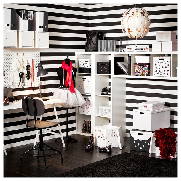 Коробка з кришкою IKEA (ІКЕА) TJENA 35х50х30см біла (903.743.49) - Фото 6 Коробка з кришкою IKEA (ІКЕА) TJENA 35х50х30см біла (903.743.49) - зображення 6
