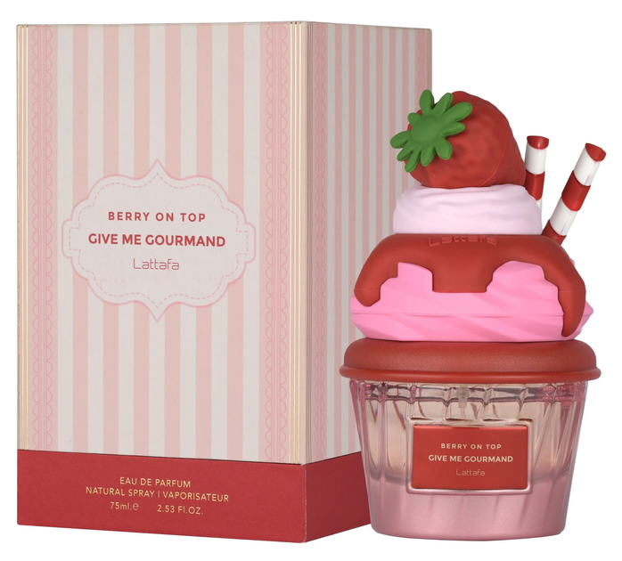 Woda perfumowana damska Lattafa Give Me Gourmand Berry On Top 75 ml (6290362349693) - obraz 2