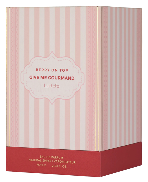 Woda perfumowana damska Lattafa Give Me Gourmand Berry On Top 75 ml (6290362349693) - obraz 3