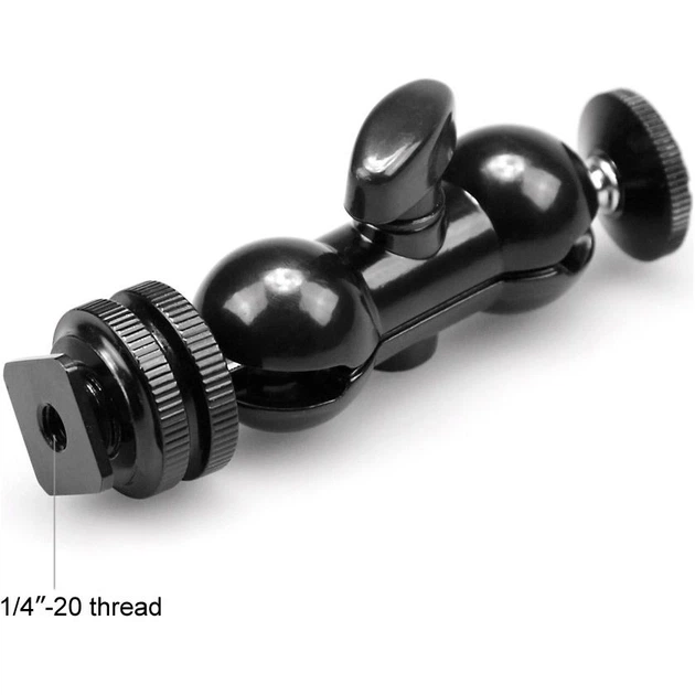Шарнирный кронштейн SmallRig SmallRig Double Ball Heads with Cold Shoe and Thumb Screw (1135) [95493] - изображение 3
