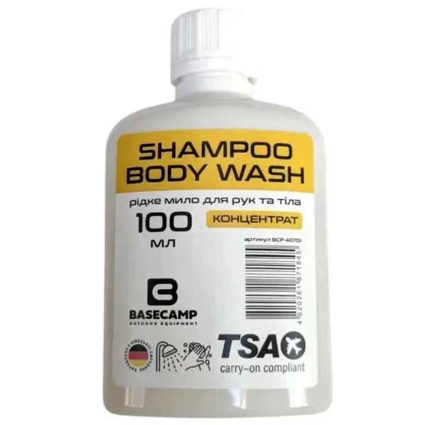 Мыло для рук и тела Base Camp Shampoo Body Wash 100 ml (1033-BCP 40701) - Фото 1 Мыло для рук и тела Base Camp Shampoo Body Wash 100 ml (1033-BCP 40701) - изображение 1