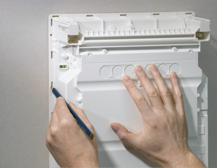 Rozdzielnica Hager Volta VU12NE 1 rząd, 12 modułów, IP30 (3250616614208) - obraz 3