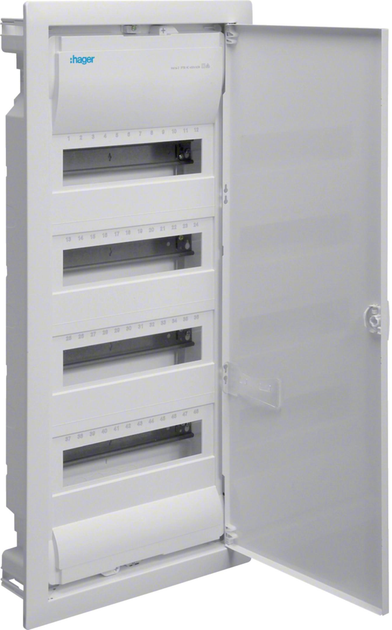 Rozdzielnica Hager Volta VU48NE 4 rzedy, 48 modułów, IP30 (3250616614659) - obraz 1