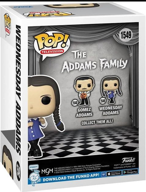 Фигурка Funko Pop Wednesday Addams №1549 — Wednesday Addams (81210) - Фото 3 Фигурка Funko Pop Wednesday Addams №1549 — Wednesday Addams (81210) - изображение 3