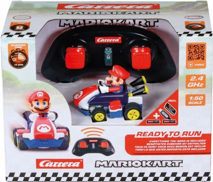 Машинка на радіокеруванні Carrera Mario Kart Mario Mini (9003150148388) - зображення 2