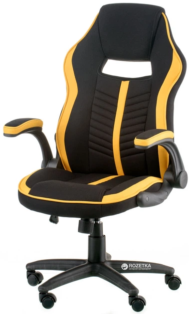 Кресло Special4You Prime Black/Yellow (4744145015548) - изображение 3