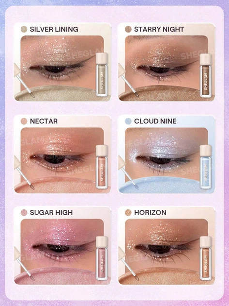 Тинт для глаз SHEGLAM Airglow Eye Tint - Silver Lining - Фото 5 Тинт для глаз SHEGLAM Airglow Eye Tint - Silver Lining - изображение 5