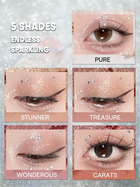 Тени для век SHEGLAM Enigma Sparkly Eyeshadow - Pure - Фото 2 Тени для век SHEGLAM Enigma Sparkly Eyeshadow - Pure - изображение 2