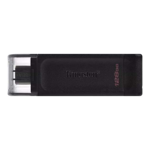 Флеш пам'ять 128GB Kingston DT70 Type-C Black (DT70/128GB) - Фото 2 Флеш пам'ять 128GB Kingston DT70 Type-C Black (DT70/128GB) - изображение 2