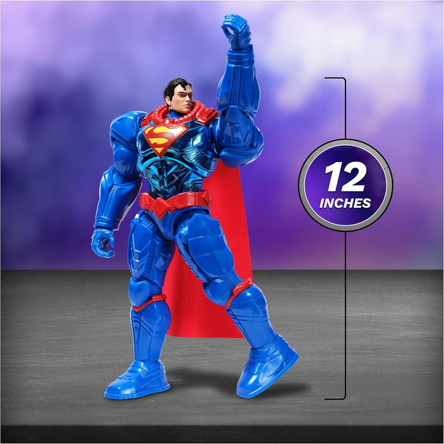 Игровая фигурка металлизированный Супермен в броне 28 см DC Comics Superman Figure 6072667 - Фото 3 Игровая фигурка металлизированный Супермен в броне 28 см DC Comics Superman Figure 6072667 - изображение 3