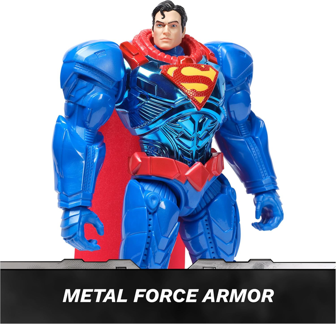 Игровая фигурка металлизированный Супермен в броне 28 см DC Comics Superman Figure 6072667 - Фото 4 Игровая фигурка металлизированный Супермен в броне 28 см DC Comics Superman Figure 6072667 - изображение 4