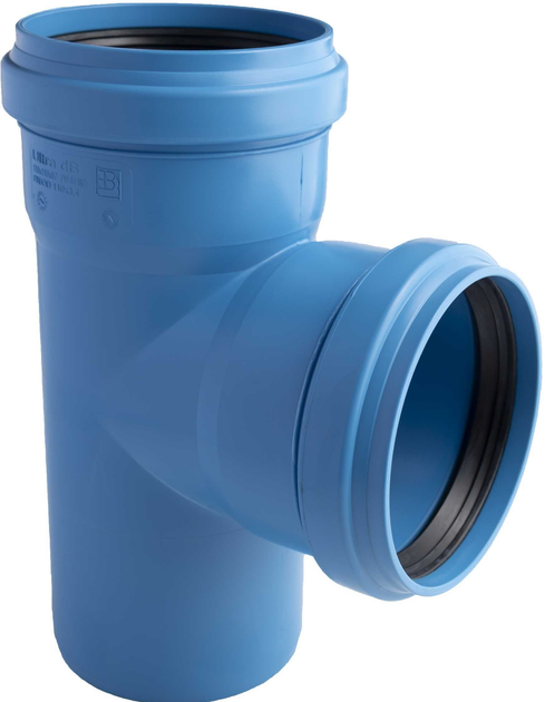 Трійник з низьким рівнем шуму для внутрішньої каналізації Magnaplast Ultra dB 110x110 мм - зображення 1