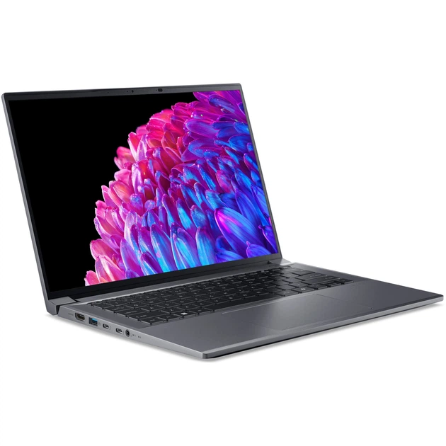 Ноутбук Acer Swift X 14 OLED SFX14- 72G- 5043 Intel® Core™ Ultra 5 125H до 4, 5 ГГц, 14, 5'', 2, 8K OLED 120 Гц, 16 ГБ LPDDR5X, 1 ТБ SSD, NVIDIA® GeForce RTX™ 4050, Windows 11 Home, сталевий сірий - Фото 18 Ноутбук Acer Swift X 14 OLED SFX14- 72G- 5043 Intel® Core™ Ultra 5 125H до 4, 5 ГГц, 14, 5'', 2, 8K OLED 120 Гц, 16 ГБ LPDDR5X, 1 ТБ SSD, NVIDIA® GeForce RTX™ 4050, Windows 11 Home, сталевий сірий - зображення 18