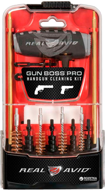 Набор д/чистки Real Avid Gun Boss Pro Handgun Cleaning Kit (17590060) - изображение 1