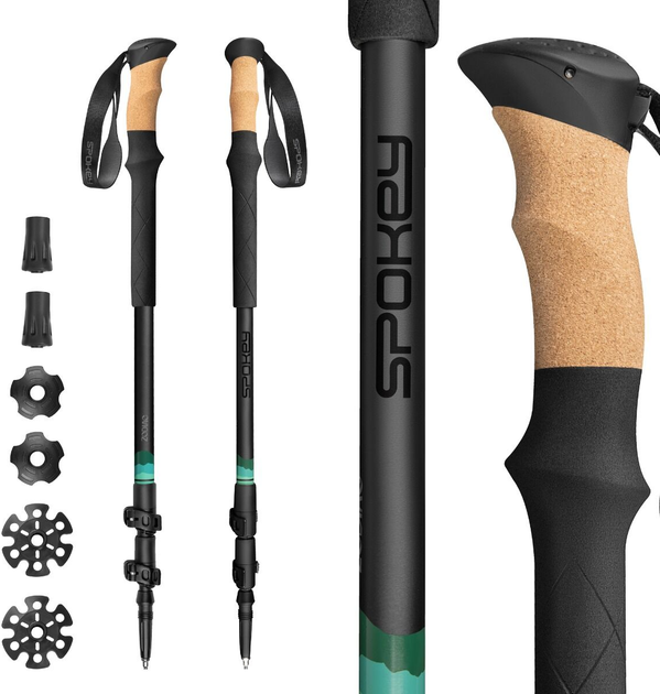 Kije trekkingowe Spokey ZODIAC (5905339448194) - obraz 1