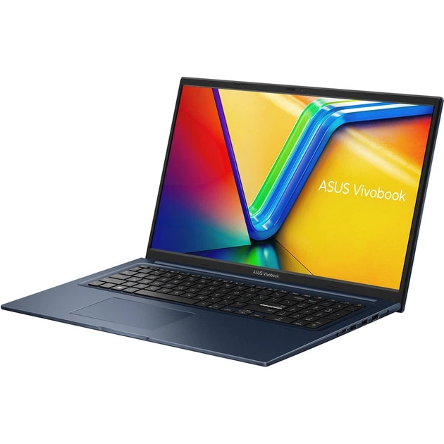 Ноутбук ASUS 17. 3'' Vivobook 17 X1704VA, FHD, Intel® Core™ i5- 1335U (12M Cache, до 4. 60 GHz), 10 ядер, 40GB DDR4, 256GB SSD, Intel Iris Xe, Quiet Blue - зображення 4