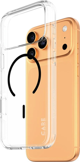 Etui CARE by PanzerGlass Flagship Urban Explorer w. Black MagSafe do Apple iPhone 17 Pro Max Transparent (CR99532) - obraz 2
