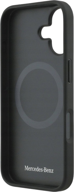 Панель Mercedes Leather Star Pattern Stripes MagSafe для iPhone 17 Black (3666339508319) - зображення 7
