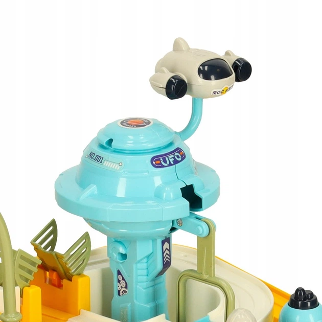 Багатофункціональний автомобільний трек KIK космічна парковка ліфт XXL 2 в 1 KX3576 (5903039753365) - зображення 5