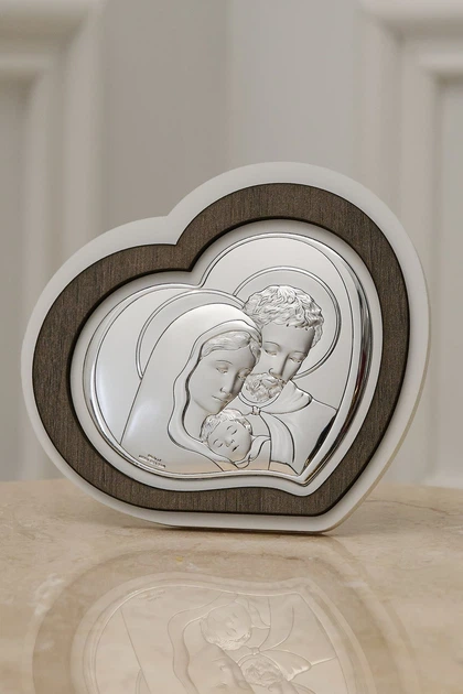 Икона серебряная Святая Семья (L220 6) 44х40 см - изображение 7