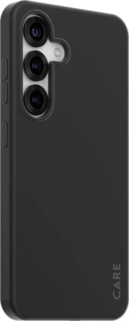 Etui plecki CARE by PanzerGlass Fashionable Case Black w. QI Compatible do Samsung Galaxy S25 (CRRFBQIG38388) - obraz 1