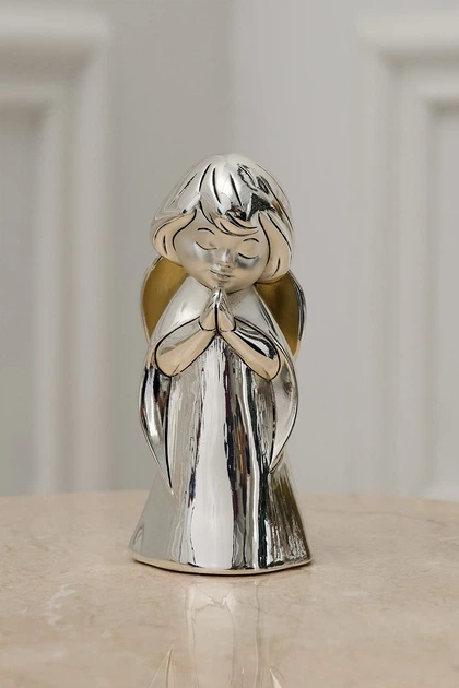 Серебряная статуэтка Ангел в молитве (R 17884) 7 см - Фото 2 Серебряная статуэтка Ангел в молитве (R 17884) 7 см - изображение 2