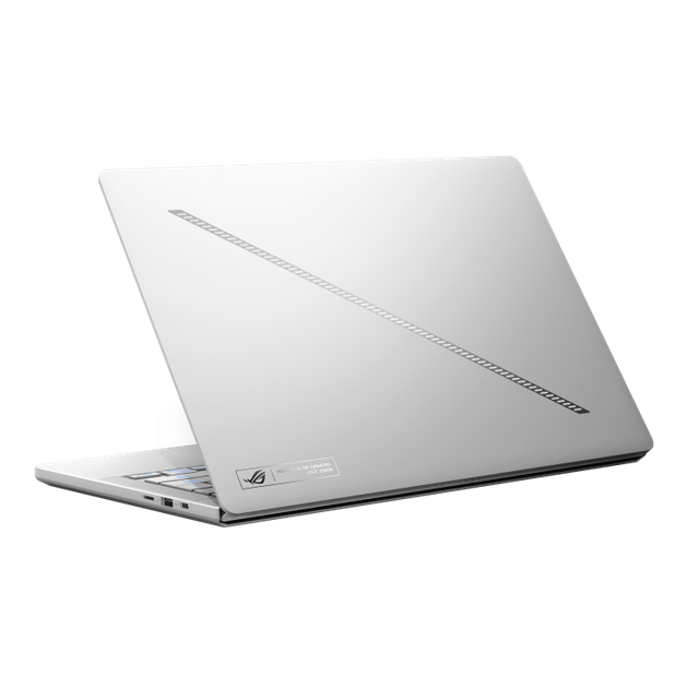 Ноутбук Asus ROG Zephyrus GA403UI- QS033W 14 WQXGA 120Hz, AMD R9- 8945HS, 16GB, 1TB SSD, GeForce RTX 4070 8GB, Windows 11 Home, білий - Фото 4 Ноутбук Asus ROG Zephyrus GA403UI- QS033W 14 WQXGA 120Hz, AMD R9- 8945HS, 16GB, 1TB SSD, GeForce RTX 4070 8GB, Windows 11 Home, білий - зображення 4