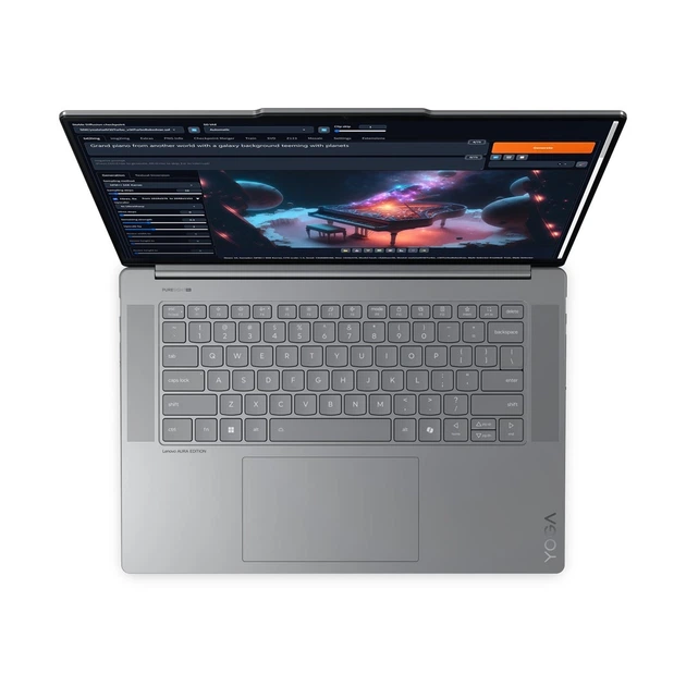 Ноутбук, Lenovo Yoga Slim 7i Aura Edition, 15, 3 2. 8K сенсорный, 16GB RAM, SSD 512GB, Серый - изображение 4