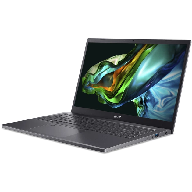 Ноутбук Acer Aspire 5 A515- 58M Intel® Core™ i5- 1335U до 4, 60 ГГц, 15, 6, Full HD, IPS, 8 ГБ, 512 ГБ SSD, Intel® UHD, Серый - изображение 5