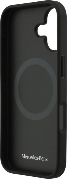 Панель Mercedes Plain Smooth Leather MagSafe для iPhone 17 Black (3666339568481) - зображення 7